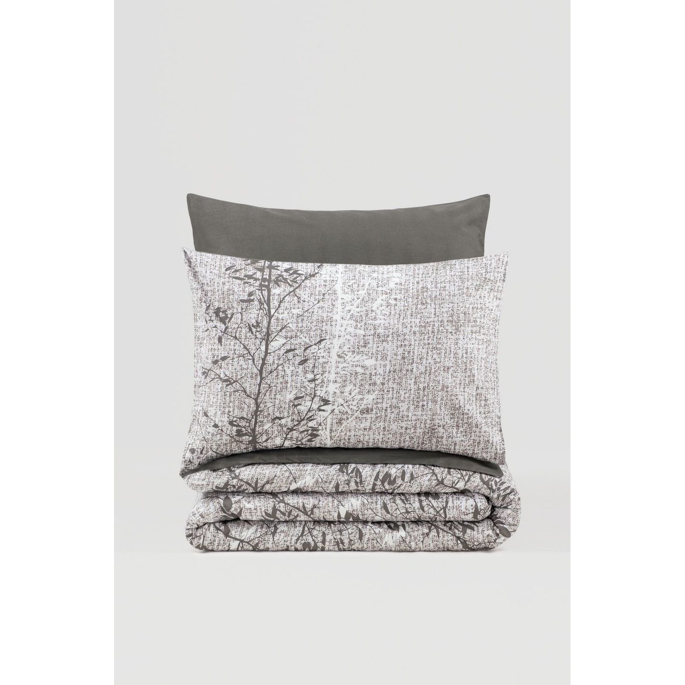 Vuodevaatesetti Linento Odin, ruskea/valkoinen