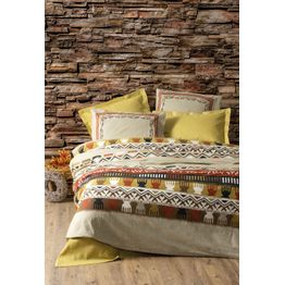 Parivuoteen vuodevaatesetti Linento Magnus, sinapinkeltainen