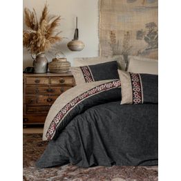 Parivuoteen vuodevaatesetti Linento Yamka, beige