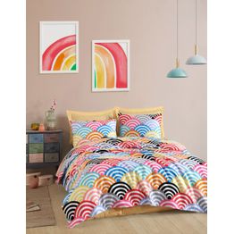 Parivuoteen päiväpeitto Linento Gokkusagi, 200x235cm, monivärinen