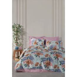 Päiväpeitto + tyynyliina Linento Garden, 160x230cm + 50x70cm, vihreä