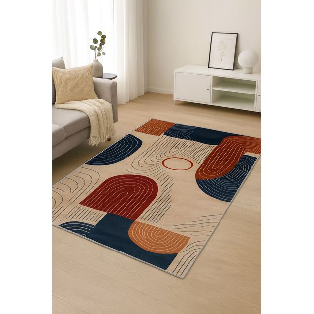 Matto Linento Jälki (BSR-2), monivärinen, eri kokoja