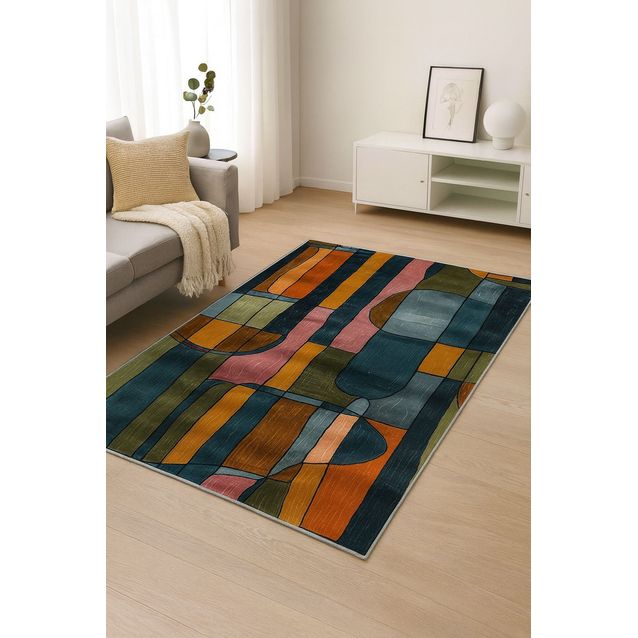 Matto Linento Kulku (BSR-8), monivärinen, eri kokoja