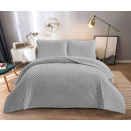 Päiväpeitto + tyynyliina Linento Dama, 180x230cm + 50x70cm, eri värejä