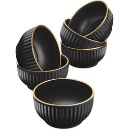 Kulho Linento Harvest, Ø10cm, 6kpl, musta