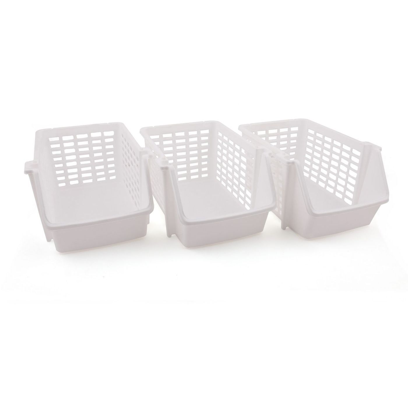 Keittiön korisetti Linento Tim, 3-osainen, valkoinen