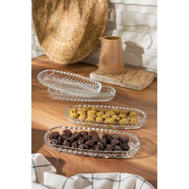 Tarjoiluastia Linento Tapas, 4kpl, kirkas lasi