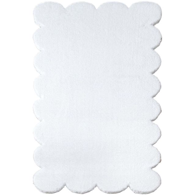 Matto Linento Laser Plush, 120x180cm, valkoinen