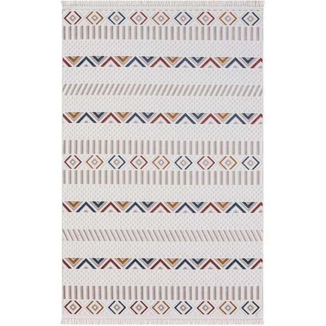 Käytävämatto Linento Sosa 9003 vaaleanruskea/valkoinen, eri kokoja