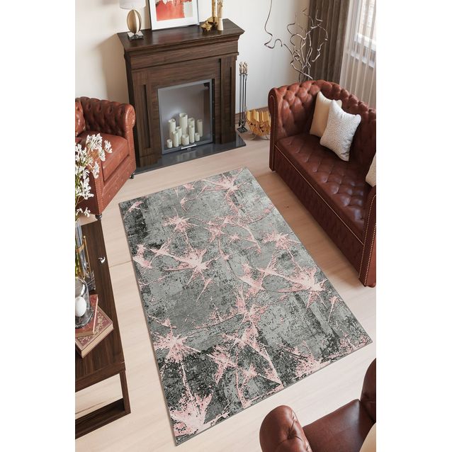 Matto Linento W863, 160x230cm, harmaa