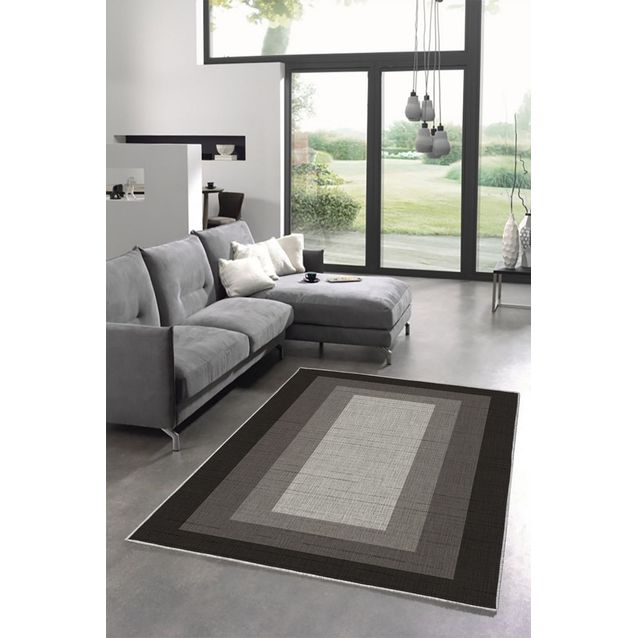 Käytävämatto Linento W1045, 80x120cm, harmaa