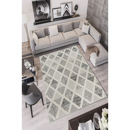 Käytävämatto Linento W1067, beige, eri kokoja