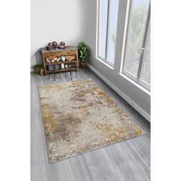 Käytävämatto Linento W1188, beige/ruskea, eri kokoja