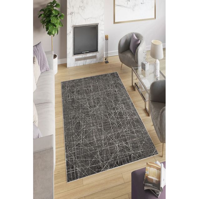 Matto Linento W1208, 180x280cm, harmaa