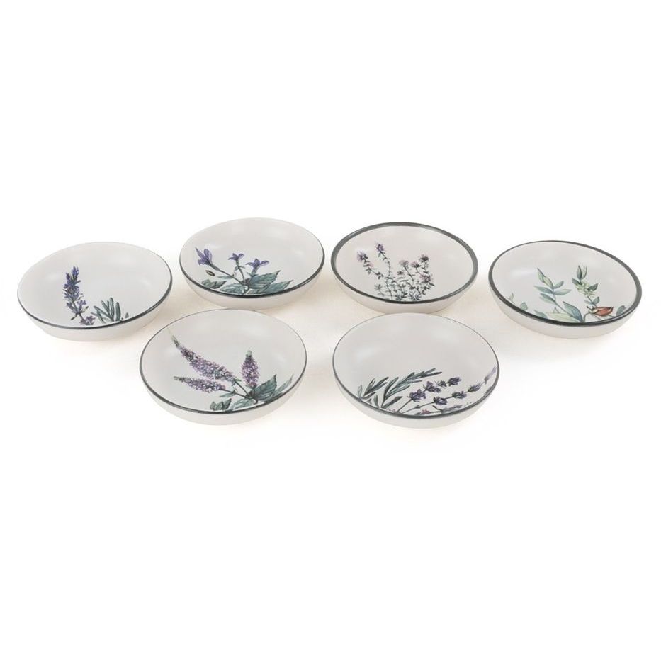 Keraaminen kulho Linento Lavandia, Ø13cm, 6kpl, monivärinen