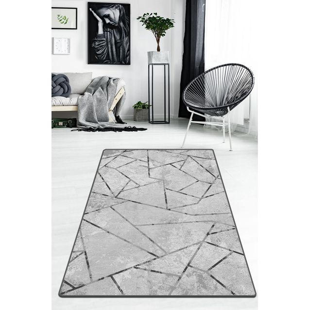 Käytävämatto Linento Gray, 80x120cm, harmaa