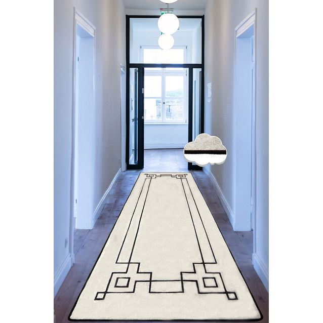 Käytävämatto Linento Square, eri kokoja ja värejä