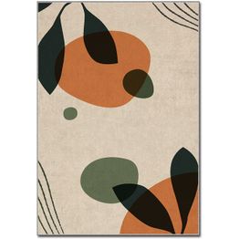 Käytävämatto Linento ASR CRPT-49, 80x140cm, beige/oranssi