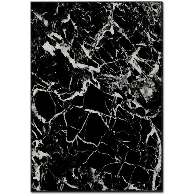 Matto Linento ASR CRPT-91, mustavalkoinen, eri kokoja