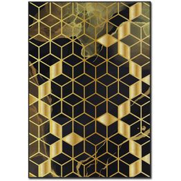 Matto Linento ASR CRPT-93, 180x280cm, musta/kulta