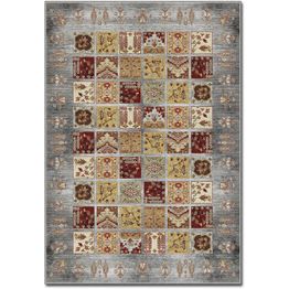 Matto Linento ASR CRPT-134, 160x230cm, harmaa/punainen