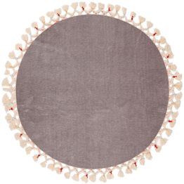 Pyöreä matto Linento 1284, Ø100cm, harmaa