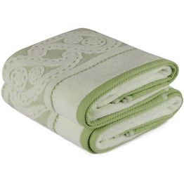 Käsipyyhe Linento 50x90 cm vaaleanvihreä 2 kpl