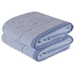 Käsipyyhe Linento 50x90 cm vaaleansininen 2 kpl