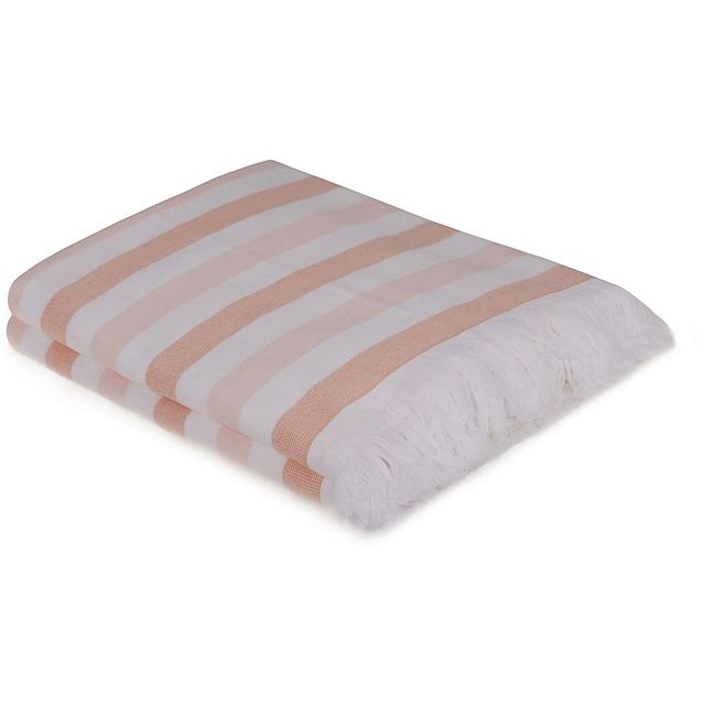 Kylpypyyhe Linento 70x140 cm roosa 2 kpl