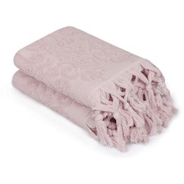 Käsipyyhe Linento Saheser 50x90 cm vaalea roosa 2 kpl