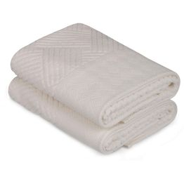 Käsipyyhe Linento Saheser 50x90 cm valkoinen 2 kpl