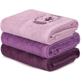 Käsipyyhe Linento Beverly Hills Polo Club 50x90 cm liila