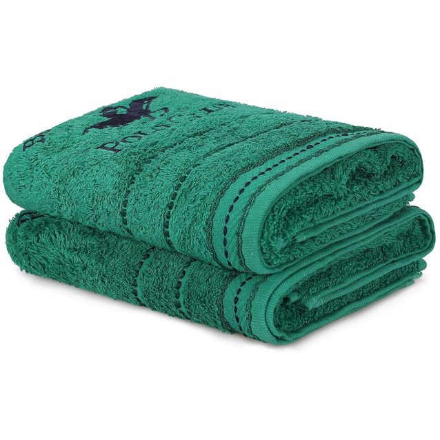 Käsipyyhe Linento Beverly Hills Polo Club 50x90 cm vihreä 2 kpl