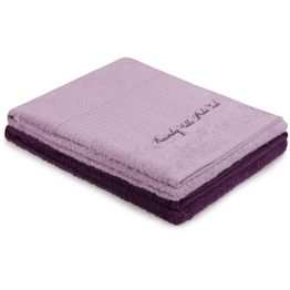 Käsipyyhe Linento Beverly Hills Polo Club 50x90 cm liila/violetti 2 kpl