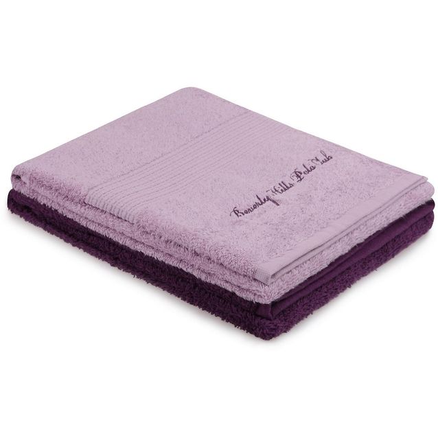 Käsipyyhe Linento Beverly Hills Polo Club 50x90 cm liila/violetti 2 kpl
