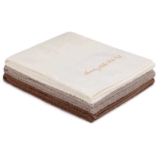 Käsipyyhe Linento Beverly Hills Polo Club 50x90 cm ruskea/kerma