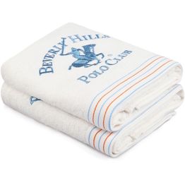 Käsipyyhe Linento Beverly Hills Polo Club 50x90 cm valkoinen 2 kpl