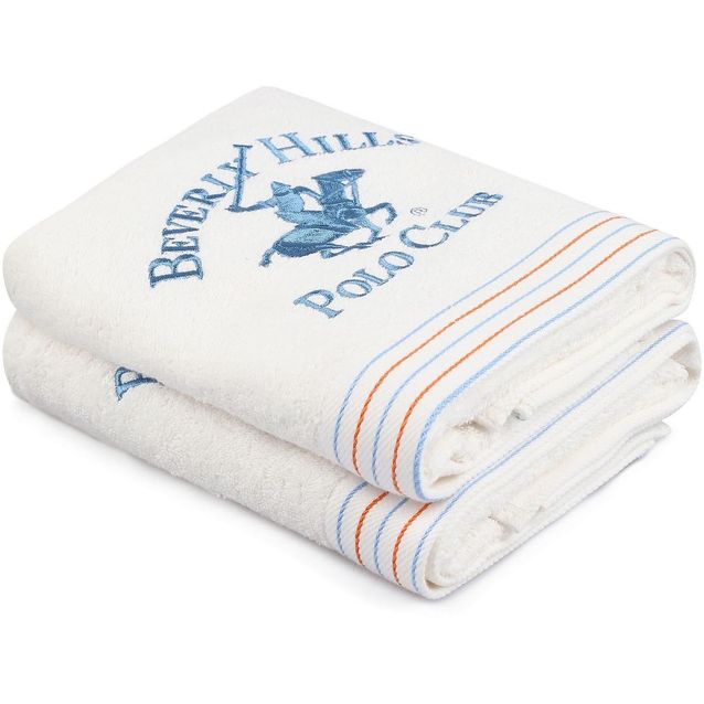 Käsipyyhe Linento Beverly Hills Polo Club 50x90 cm valkoinen 2 kpl