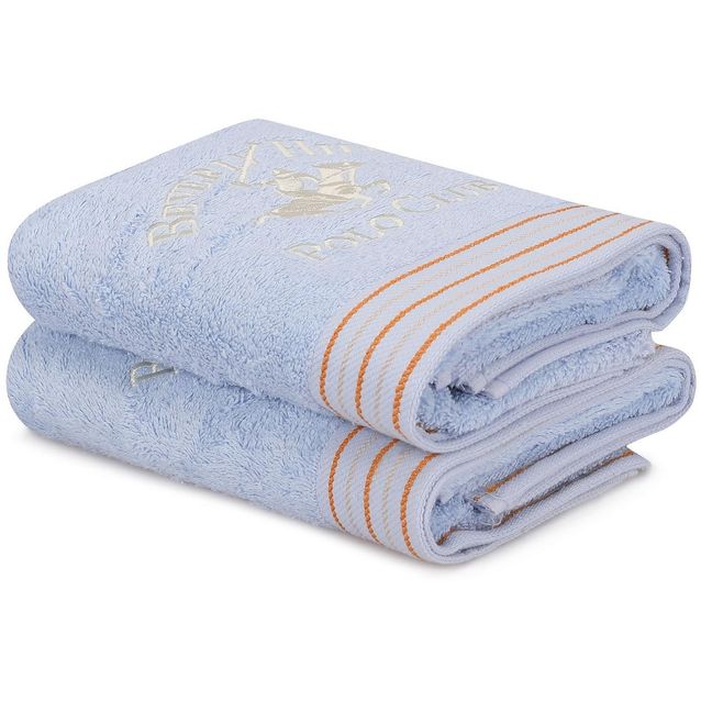 Käsipyyhe Linento Beverly Hills Polo Club 50x90 cm sininen 2 kpl