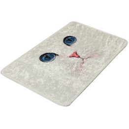 Kylpyhuonematto Linento Blue Eyes, monivärinen