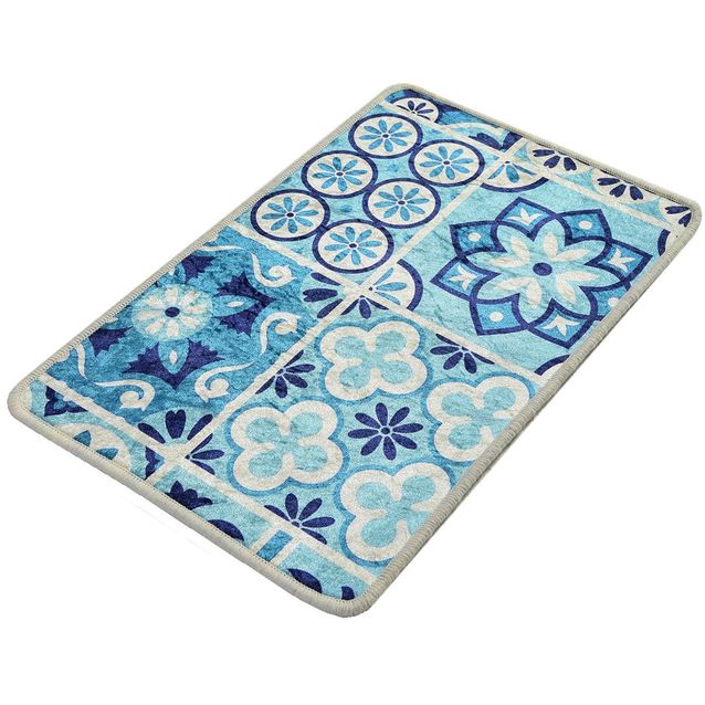 Kylpyhuonematto Linento Seramik, 40x60cm, sininen