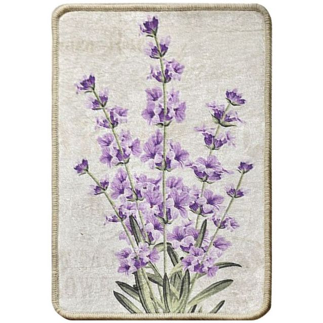 Kylpyhuonematto Linento Lavender, 40x60cm, liila