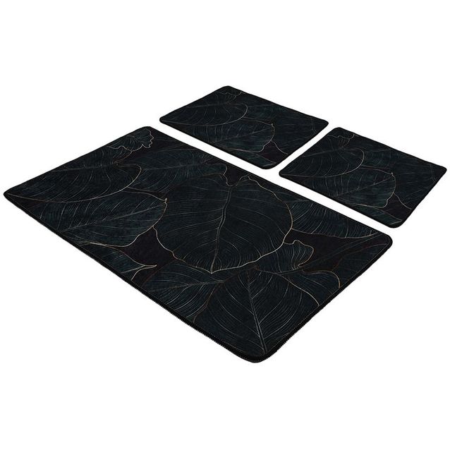 Kylpyhuonemattosetti Linento Zeleno, 3kpl, sininen