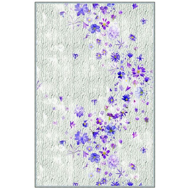 Käytävämatto Linento EEXFAB433, 80x120cm, violetti