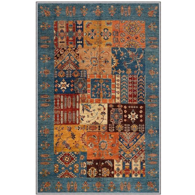 Matto Linento Eexfab sininen/oranssi, eri kokoja