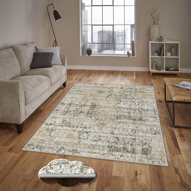 Matto Linento Exfab298, 80x120cm, beige