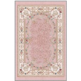 Käytävämatto Linento Rokokoo vaaleanpunainen, eri kokoja