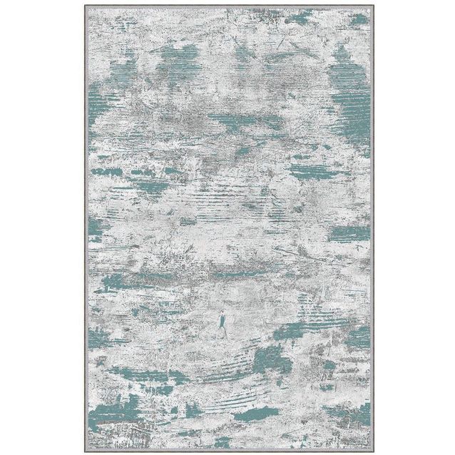 Käytävämatto Linento EEXFAB646, 80x150cm, turkoosi