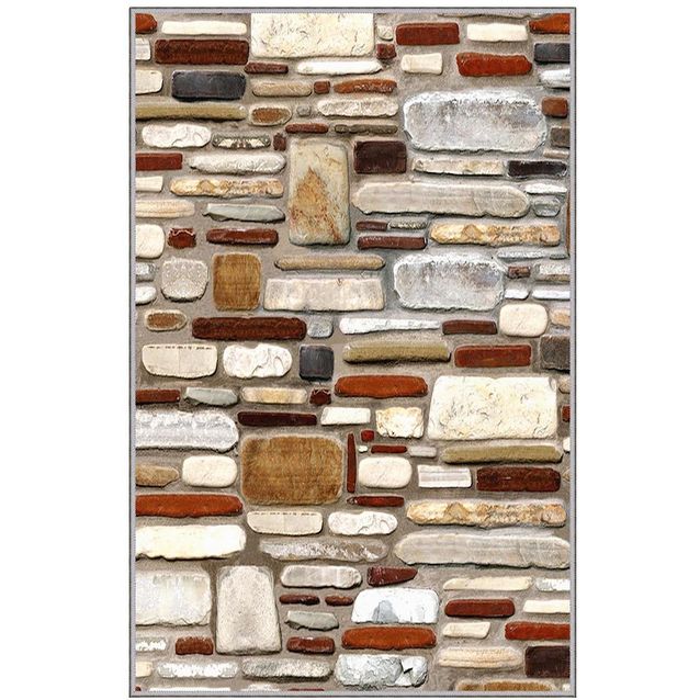 Käytävämatto Linento EEXFAB708, beige/ruskea, eri kokoja