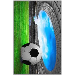 Lastenhuoneen matto Linento EEXFAB782, vihreä/sininen, eri kokoja